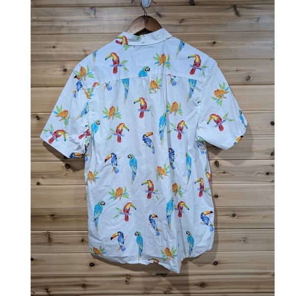 Chubbies Shirt Mens XL Dude Wheres my Macaw Casual Button Down - Picture 4 of 9